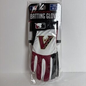 Batting Gloves Franklin Youth Size M/L ‎ Red & Black